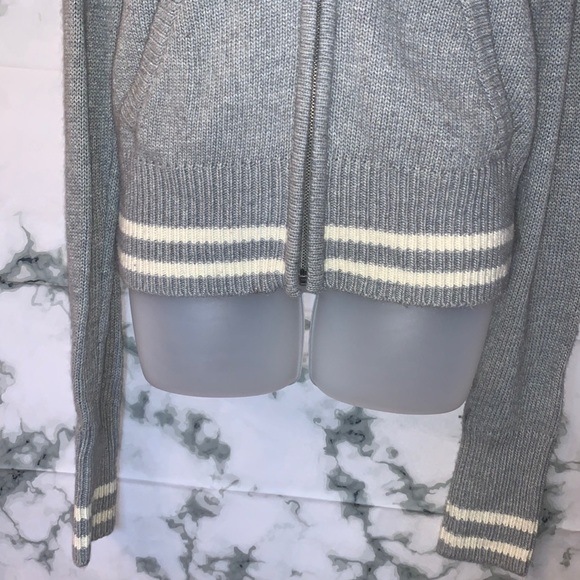 RARE M PINK LAMBSWOOL & RABBIT HAIR 86 VARSITY CARDIGAN ZIP UP SWEATER - Picture 8 of 17